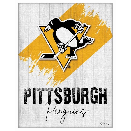 Holland Bar Stool Co Pittsburgh Penguins 15 in. x 20 in. Canvas Wall Art LCnvs