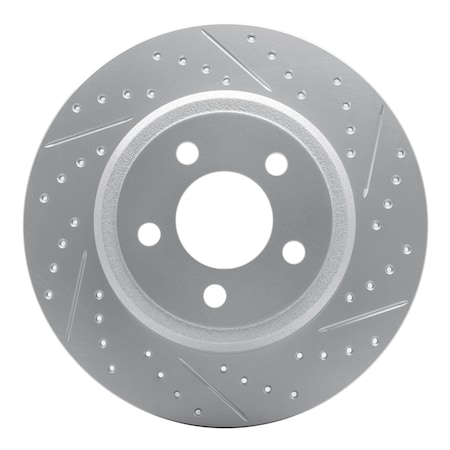 Dynamic Friction Co DFC Geoperformance Rotor - Drilled and Slotted 830-03052R