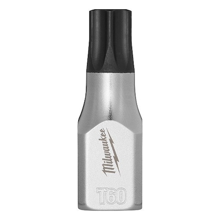 Milwaukee Tool Bit Socket, 3/8" Drive, Chrome, S2 Steel 45-34-1162
