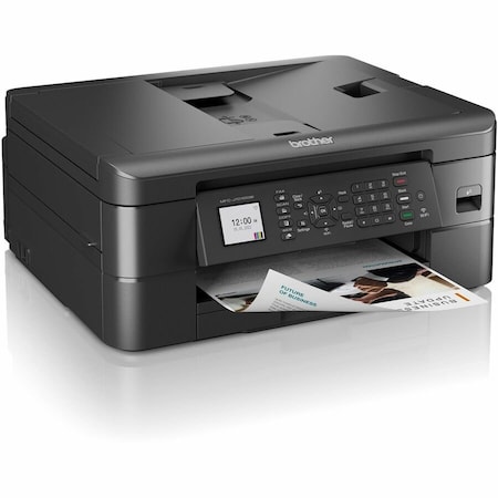 Brother Color Inkjet All-In-One Printer, 17 ppm/9.5 ppm, Duplex, Ethernet/Wireless MFC-J1010DW