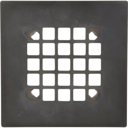 Danco Oil Rubbed Bronze Square Snap-In Drain Cover For Shower 9D00011046