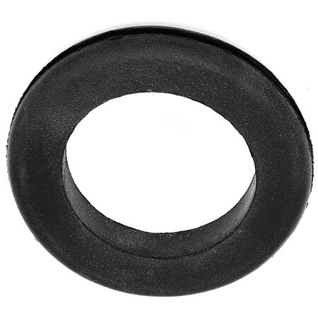Jandorf Grommet, 1-1/2 in ID, 2-3/8 in OD, Rubber, Black, 3/8 in Thick Panel 61489