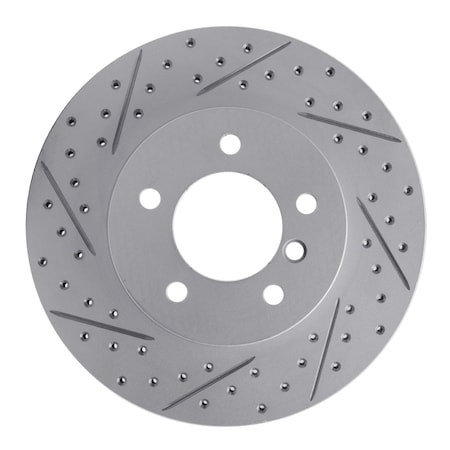 Dynamic Friction Co DFC Geoperformance Rotor - Drilled and Slotted 830-31046R