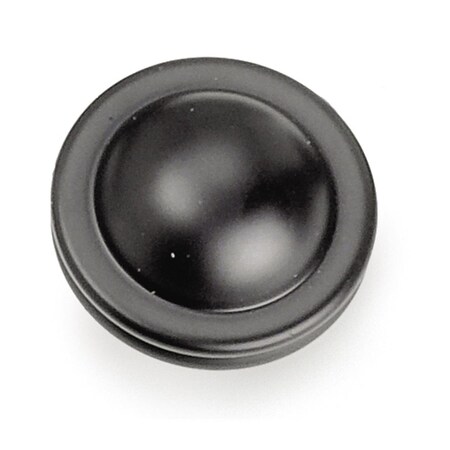 Laurey 1.25 in. Contemporary Knob Matte Black 23820