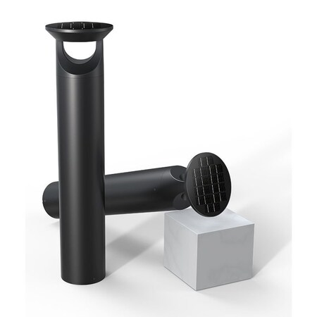 Westgate G4 SOLAR BOLLARD HEAD MODEL 301 3W 30K, BK, 3000K, Black BOL-G4-301-SOLAR-30K-BK