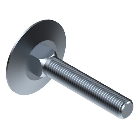 Huyett 1/4"-20 Thrd Sz, 3/4 in L, Steel, Zinc Clear Trivalent Finish BLTE00-0250-075023