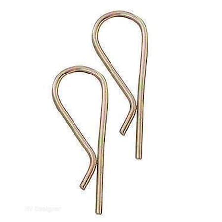 Rv Designer H408 Hitch Pin Sway Control Clips, 2PK R6R-H408