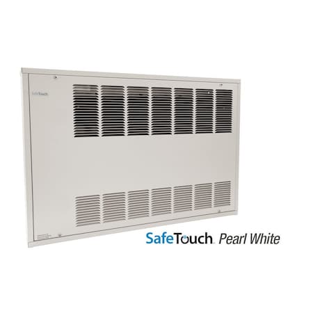King Electric KCF Safe Touch Cabinet Heater 2Ft 208V 500W 3-Ph, Recessed, W/ Sp Stat, Pearl White KCF2-2005-3-R-T-PW