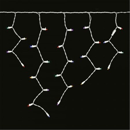 Vickerman 70Lt LED Multi-Ww WideAngle Icicle Ec 9 ft. X6W3300