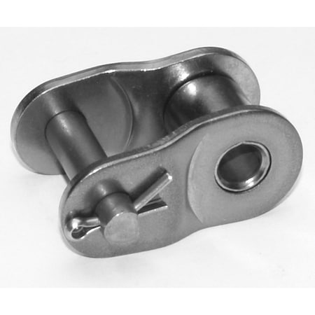 Senqcia British Standard Single Strand Cottd Off Link, 10BSS chain, 5/8 P, .81 OAW, .2 Pin, 304SS 10BSSOL
