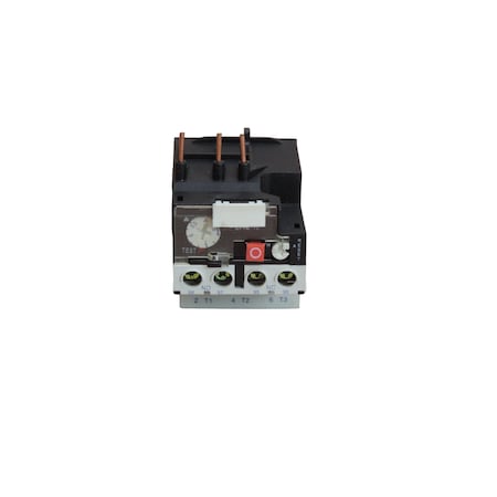 Brah Electric IEC Overload Relay, 1NO/1NC, 3.8 A Min current, 5.5 A Max current, 660 V BLR2K0312