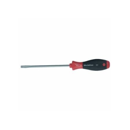 Wiha SoftFinish Handle Slotted Screwdrivers, 0.157 in, 8.3 in Overall L 817-30215