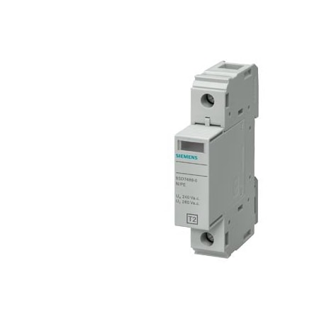Siemens Surge arrester Type 2 Requirement class C UC 260V Pluggable protective modules 5SD7481-0