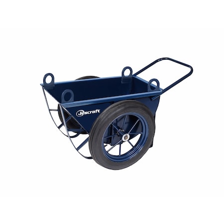 Jescraft Concrete Georgia Buggy 6 cu. ft. with 27in Pneumatic wheels and 4 hoisting lugs JB-60HL
