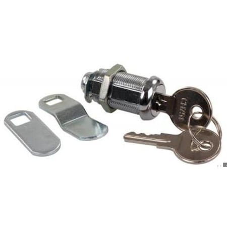 Jr Products 1-1/8IN COMPARTMENT DOOR KEY LOCK, STANDARD 325