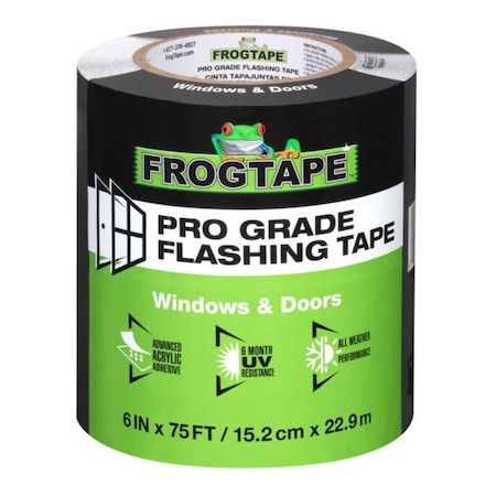 Frogtape Pro Grade 6 in. W X 75 ft. L Tape Flashing Tape Black 105725