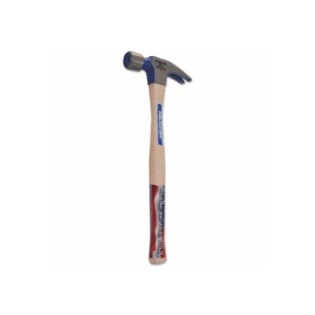 Vaughan Framing Rip Hammer, Forged Steel Head, Straight White Hickory Handle, 18in, 28 oz Head, Milled Face 770-606M