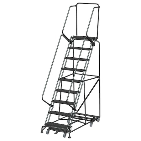 Ballymore Lockstep Rolling Ladder, Steel, 90 in.H WA-AD-093214PSU