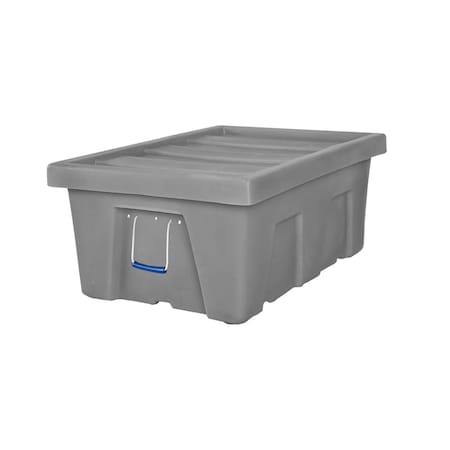 Myton Industries Bulk Ship Container, 6.5 cubic ft., 350lb. capacity, GRY MTA-2 GRAY