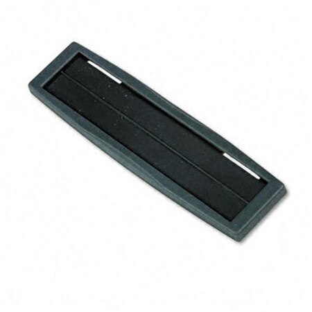 Templeton Plastic Partition Additions Nameplate  9w x 2-1/2h  Graphite TE193509