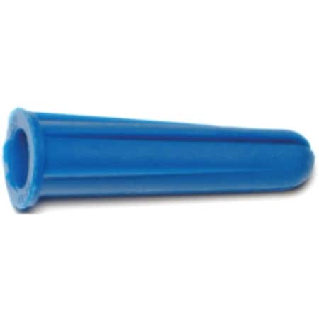 Midwest Fastener Wall Anchor with Screw, #14-16 Thread, 1-1/2 in L, Plastic, 50 lb 21853