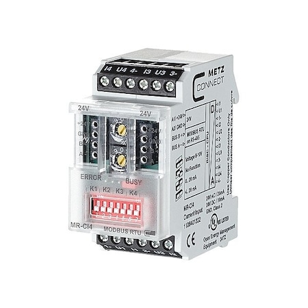 Metz Connect Modbus Module, 24V AC/DC, 4 Inputs 1108401332