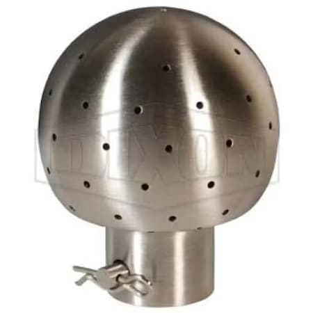 Dixon Stationary Spray Ball, 1 in Nominal, 316L Stainless Steel STC-180B-R100