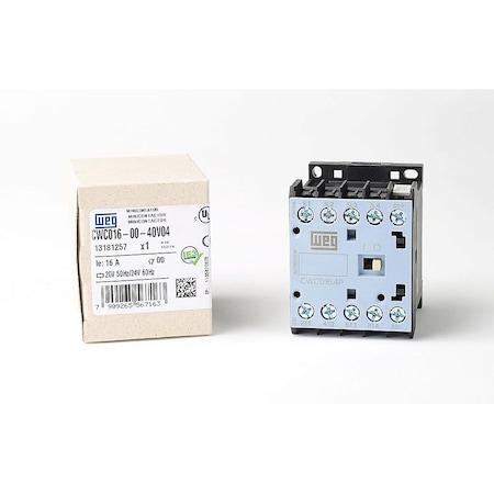 Weg Cwc016-00-40V04 Weg Mini Cont 16A 4No 24Vac CWC016-00-40V04