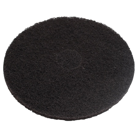 Performance Plus Round Stripping Pad Black 19 in, 5PK PBLA19