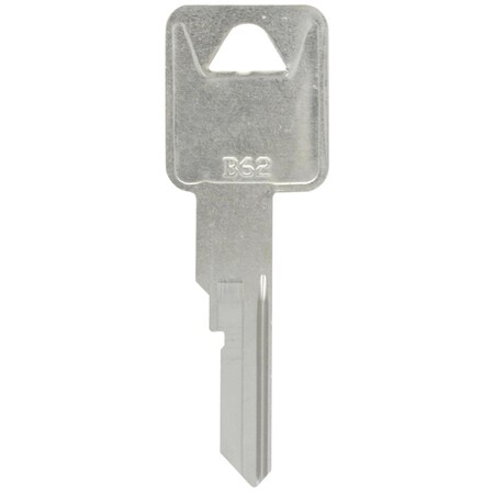 Homecare Products Automotive Universal Key Blank for B62 Single Sided for GM, Silver, PK10 HO3326144