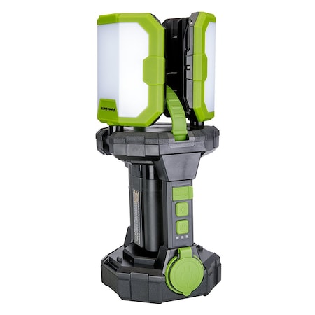Richpower Industries PVLP50A PowerSmith 5,000 Lumen Voyager Jobsite Lantern with 3-Way Power, Battery Included PWLD140T