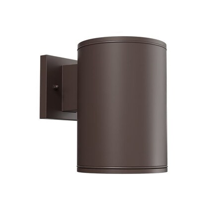 Westgate 6in WALL CYL. DOWN LIGHT 20W 30K/40K/50K - BRONZE, 3000K/4000K/5000K, Brushed Nickel WMCL-DL-MCT-BR