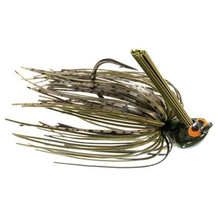 Z-Man 0.37 oz CrossEyez Flipping Jig, Green Pumpkin CEFL38-02