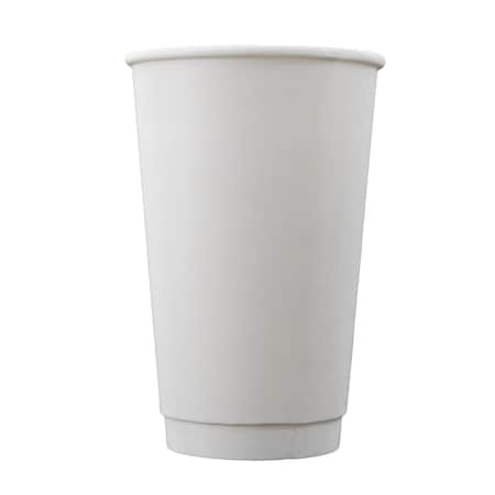 Rdi Double Wall Unwrapped 16oz White Cup 500cs, 500PK CP-DBU16-WHT