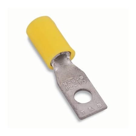 Abb INSNYL RECT RING TERM 12-10 No8 YEL, 500PK RC480