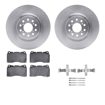 Dynamic Friction Co DFC Brake Rotor with 5000 Brake Pads and Hardware Kit 6512-59492