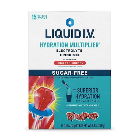 Liquid I.V. Hydration Drink Mix, Clear, 13 oz, PK15 LVM-1543