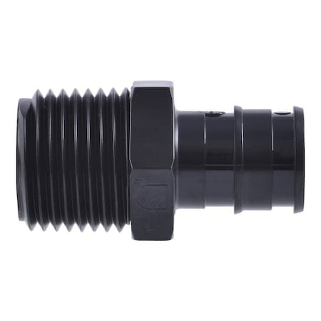 Sharkbite Expansion Coupling, 1/2 in, Barb, Plastic, Black, 80, 100, 160 psi Pressure UA120A5