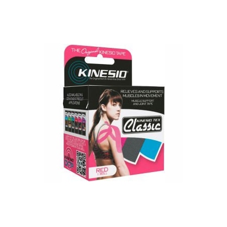 Fabrication Enterprises KinesioÂ Tex Classic Kinesiology Tape, 2" x 4.4 yds, Red, 6 Rolls 24-4892-6