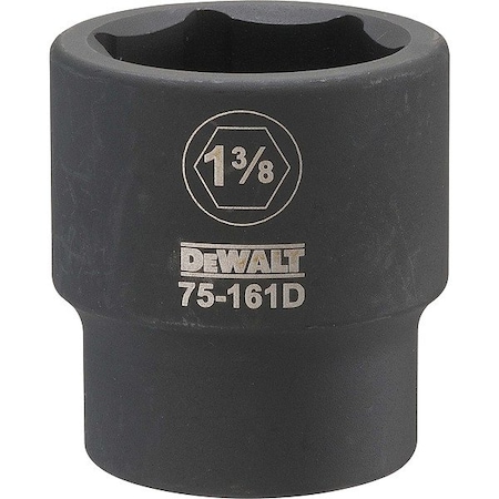 Dewalt Impact Socket, 3/4 IN DR, 1-3/8 SAE DWMT75161OSP
