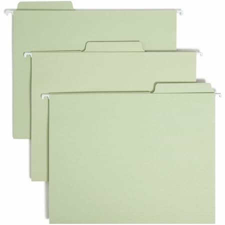 Zoro Select Hanging File Folder, Moss Green, PK20 64082