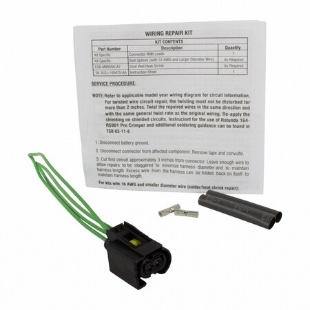 Motorcraft Alternator Connector,  WPT1331