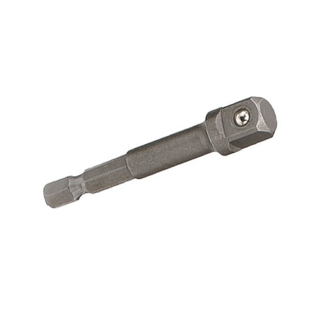 Genius Tools 1/4in Hex Dr. 1/2in Square Dr. Spinner Handle 65mmL for Electric 27406P