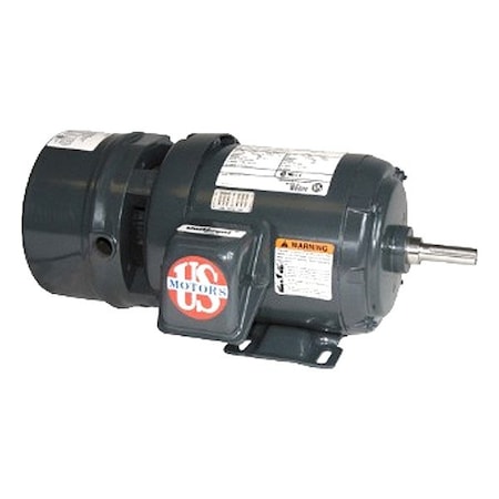 U.S. Motors Motor, 184T, Rigid Base, 5 hp JE49