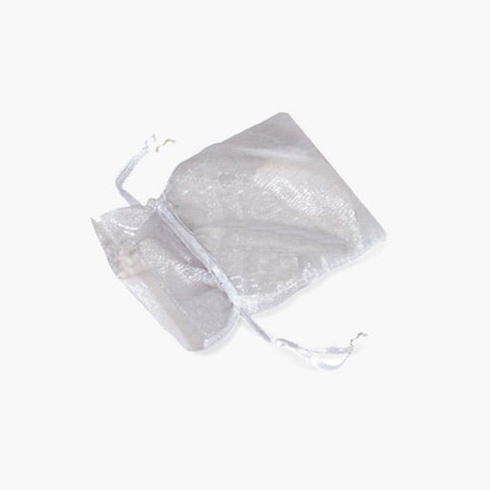 Nashville Wraps White Organza Favor Bags, 2x2.5, 10PK B01801