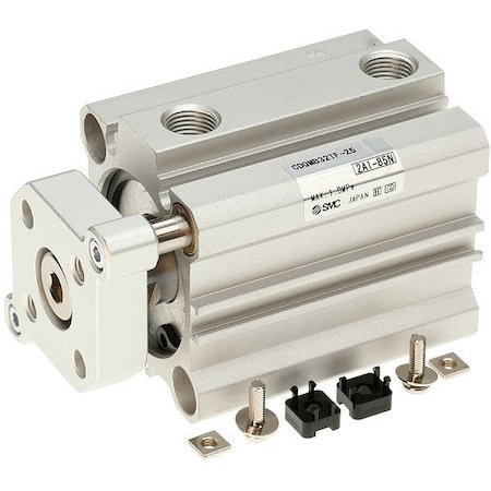 Smc Compact Guide Rod Cylinder, CQM CDQMB32TN-25
