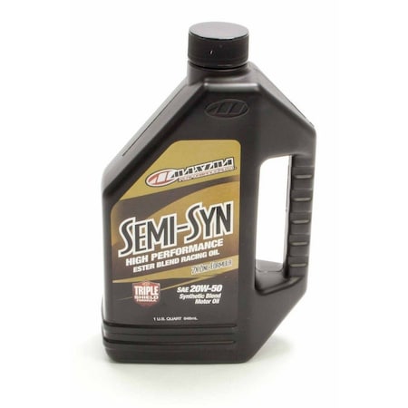 Maxima Racing Oils 1 qt Semi-Syn Motor Oil 20W50 Semi-Synthetic MAX39-35901BS