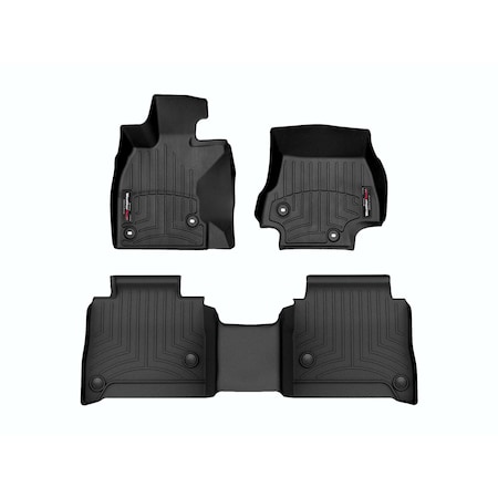 Weathertech Black, Front and Rear Floorliners 4415031-4414552
