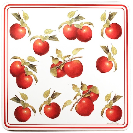 Reston Lloyd Gas Tin Burner Cover Set 4 Harvest Apple RE440598