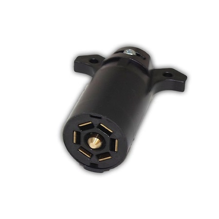 Switch Components RV 7-Pole Nylon Connector, Plug TC7W-P1-N